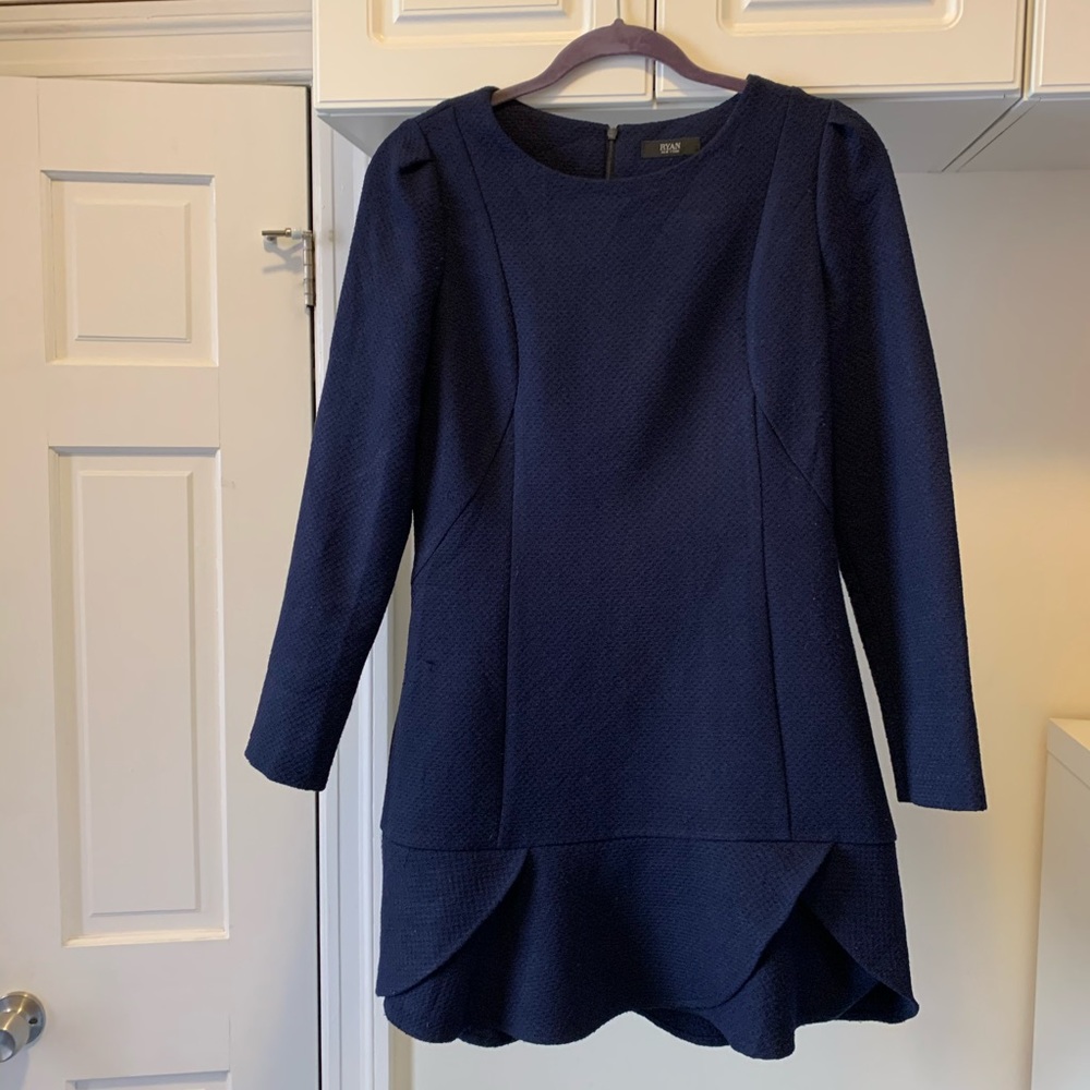Cute short navy blue dress